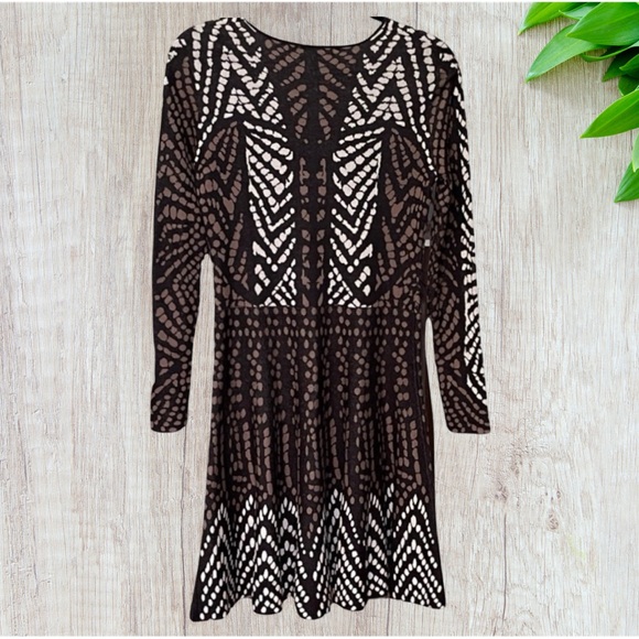 BCBG MAXAZRIA KYLA SILK COTTON DRESS M - Picture 4 of 4